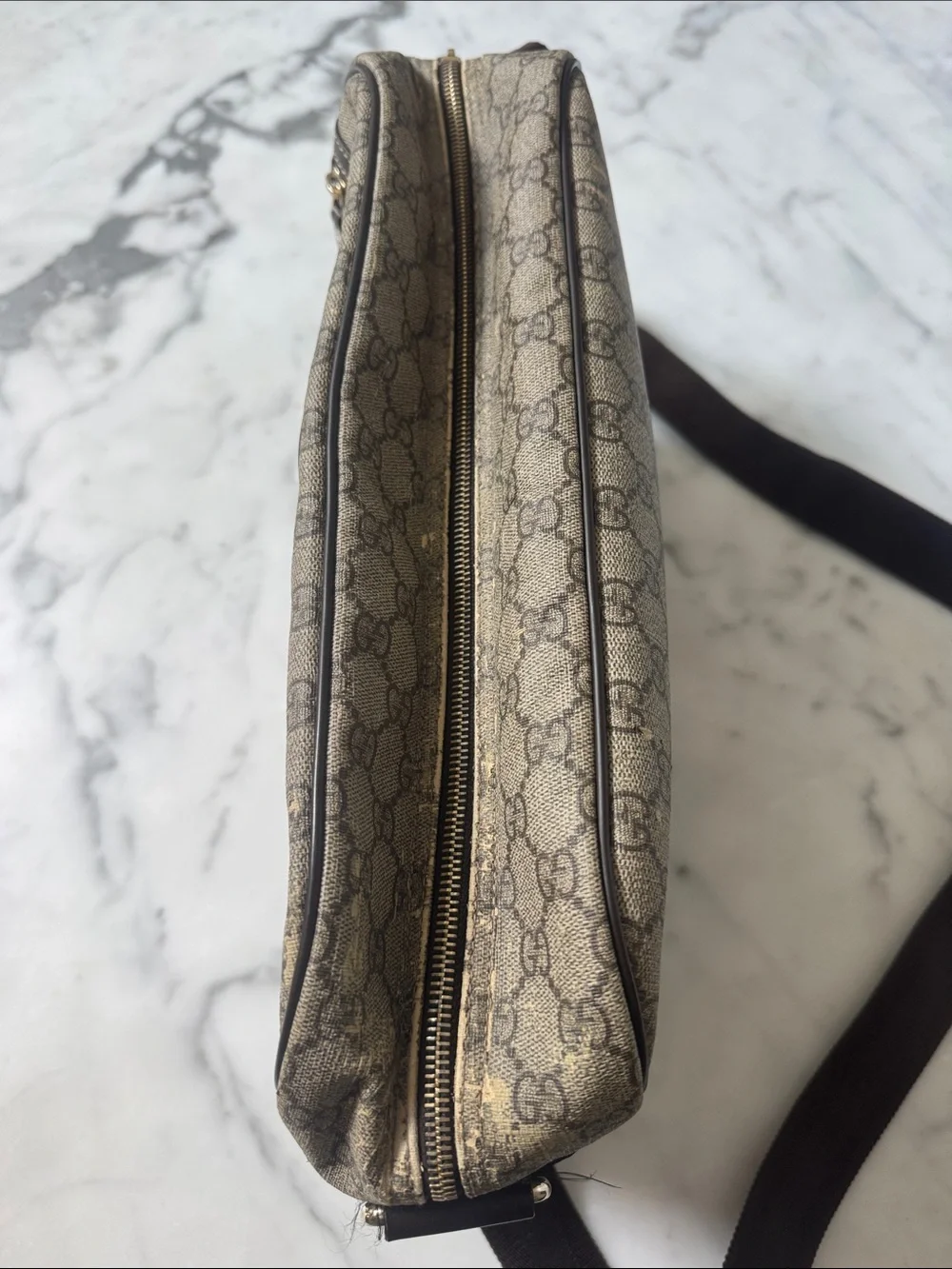 Gucci Supreme Canvas Messenger Bag